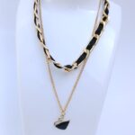 Double Chain Duck Necklace