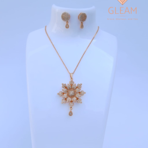 Flower Necklace Set