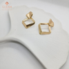 Glided Geometry Earrings