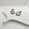Glided Geometry Earrings Silver