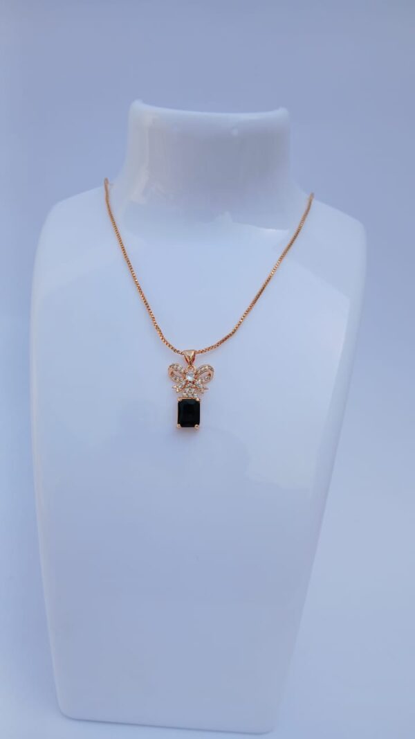 Black Stone Necklace