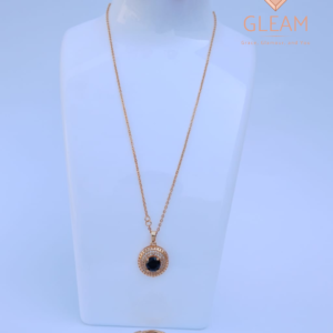 Black and Golden Necklace Set