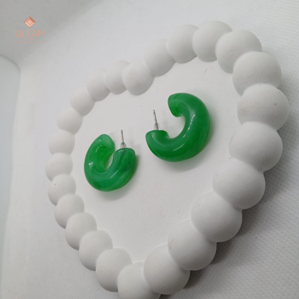 Green Earrings