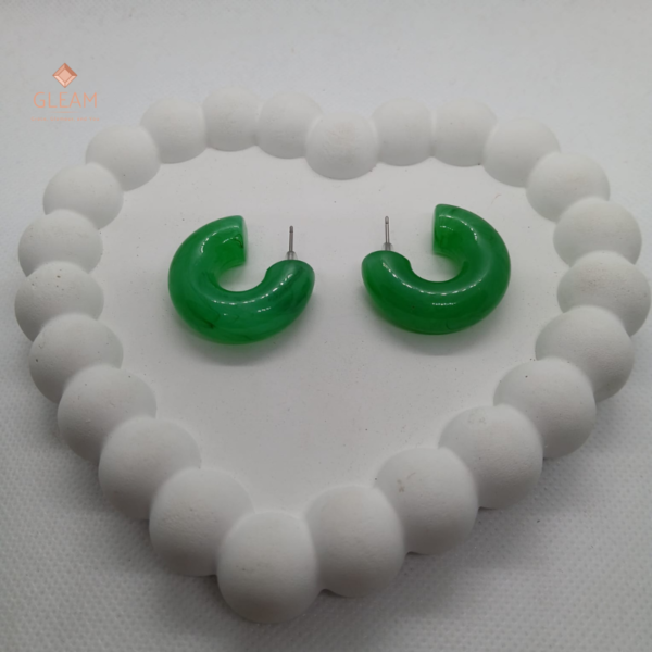 Green Earrings