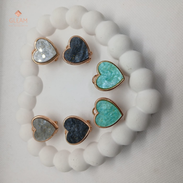 Shiny Heart Earrings