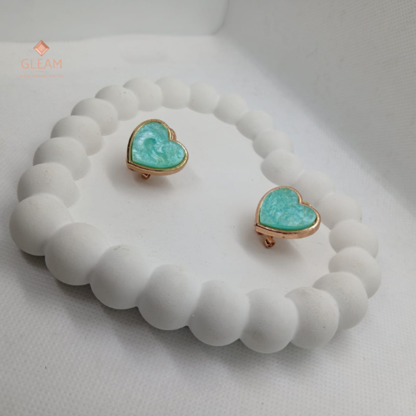 Shiny Heart Earrings