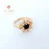 Obsidian Zircon Ring By Gleam