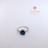  Ocean Blue Zircon Ring