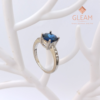  Ocean Blue Zircon Ring