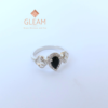 Onyx Zircon Ring