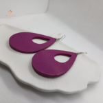 Purple Drop Earrings