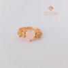 Rose Heart Zircon Ring