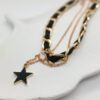 double chain star necklace