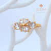 Crystal Zircon Ring