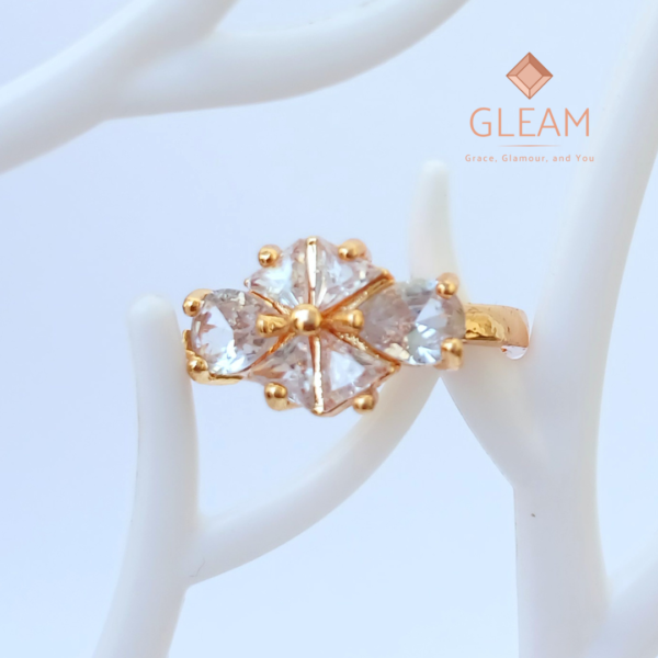 Crystal Zircon Ring