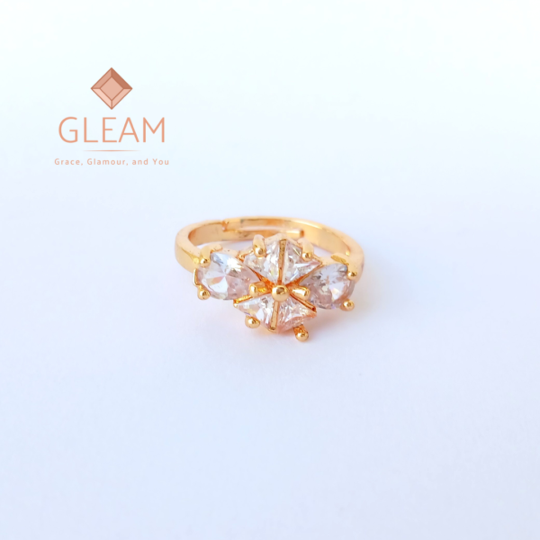 Crystal Zircon Ring