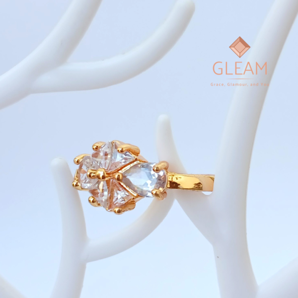 Crystal Zircon Ring