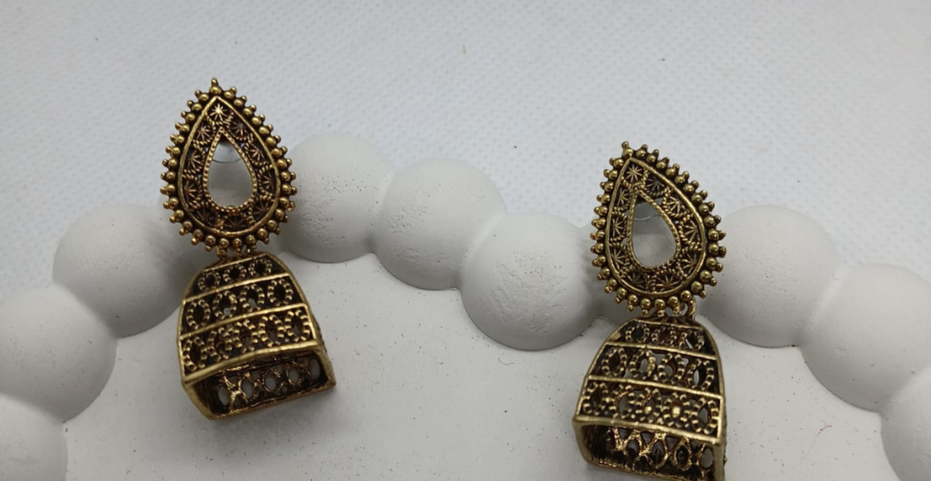 Jhumka Earrings - Gleam By Huda