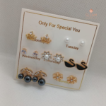 Week Days Earrings Set