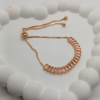 White Stones Adjustable Bracelet