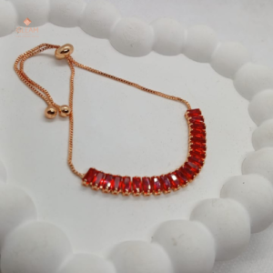 Red Adjustable Bracelet By gleam by huda