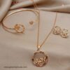 Golden Butterfly Jewelry Set