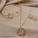 Golden Butterfly Jewelry Set