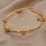 Golden heart handcuff