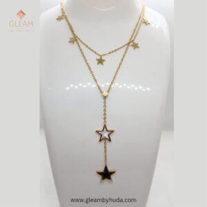 Star Double Chain Necklace