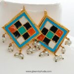 Simple Polki Earrings