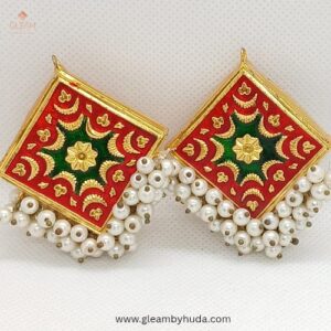 traditional polki earrings