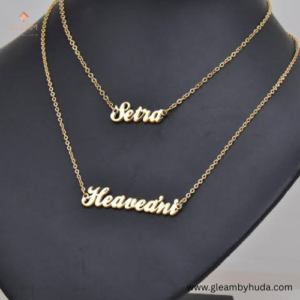 Double Chain Customized Necklace