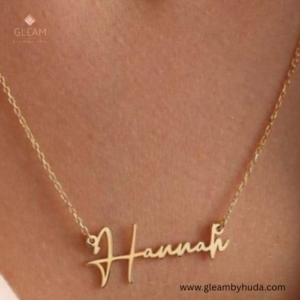 Modern Calligraphy Name Necklace