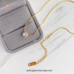 Mini Stone Stainless Steel Necklace